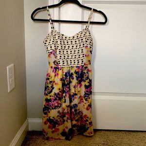 Floral mini dress